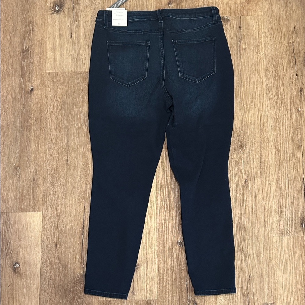Talbots Women's Deep Blue Jeggings - Picture 5 of 7